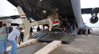 The U.S. Army Security Assistance Command with U.S. Army Aviation and Missile Command and Program Executive Office Aviation facilitated and delivered three Bell 407 Scout helicopters to Iraqi Army Aviation in January, 2013. Photo: US Army