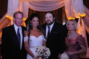 From left to right are Josh's father, Mitch Stein, sister Megan Stein, Josh, and his mother, Kathy Stein.