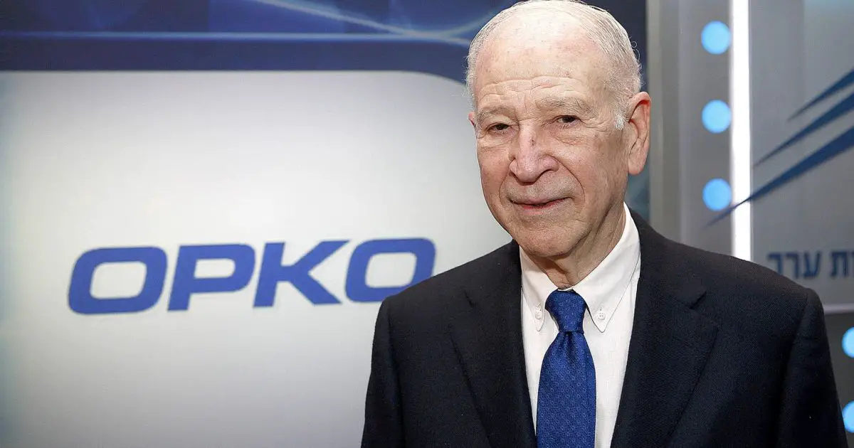 Phillip Frost before OPKO logo