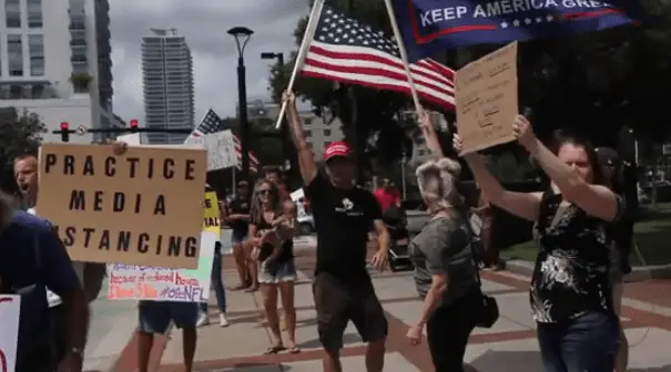 Astroturfing for politics and profit complicates Florida’s reopen protests